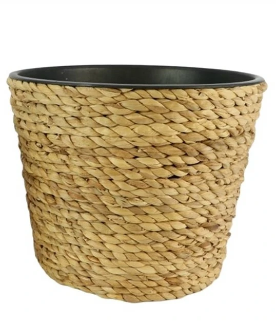 Planter wattan d40h32cm naturel, HBX Natural Living, tuincentrumoutlet