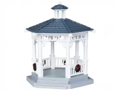 Plastic gazebo with decorations www.tuincentrumoutlet.com