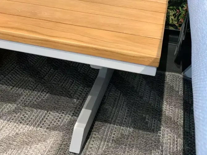 Play coffee table teak 120 x 75 x 30 cm. www.tuinmeubels.nl