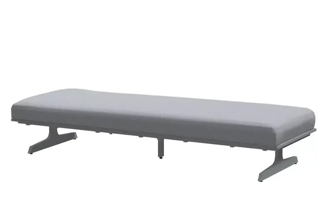 Play panel concept Frost Grey 3 seater base with cushion www.tuinmeubels.nl