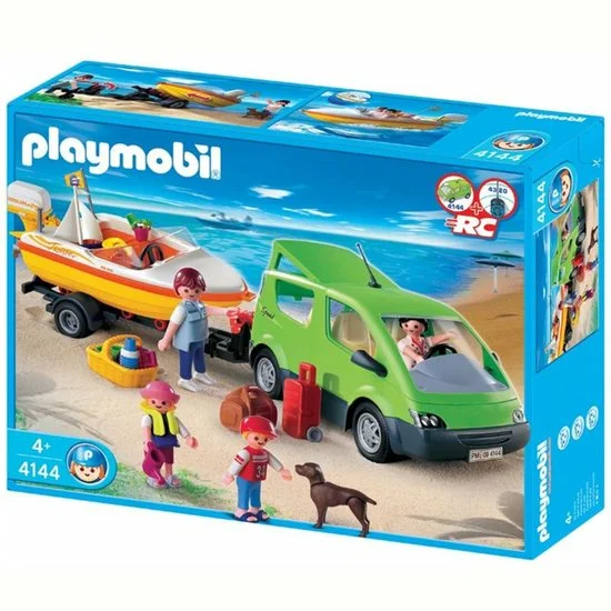Playmobil gezinswagen-boot-4144 - afbeelding 1