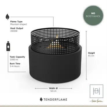 Plettenberg Black informatie, Tenderflame, tuincentrumoutlet.com