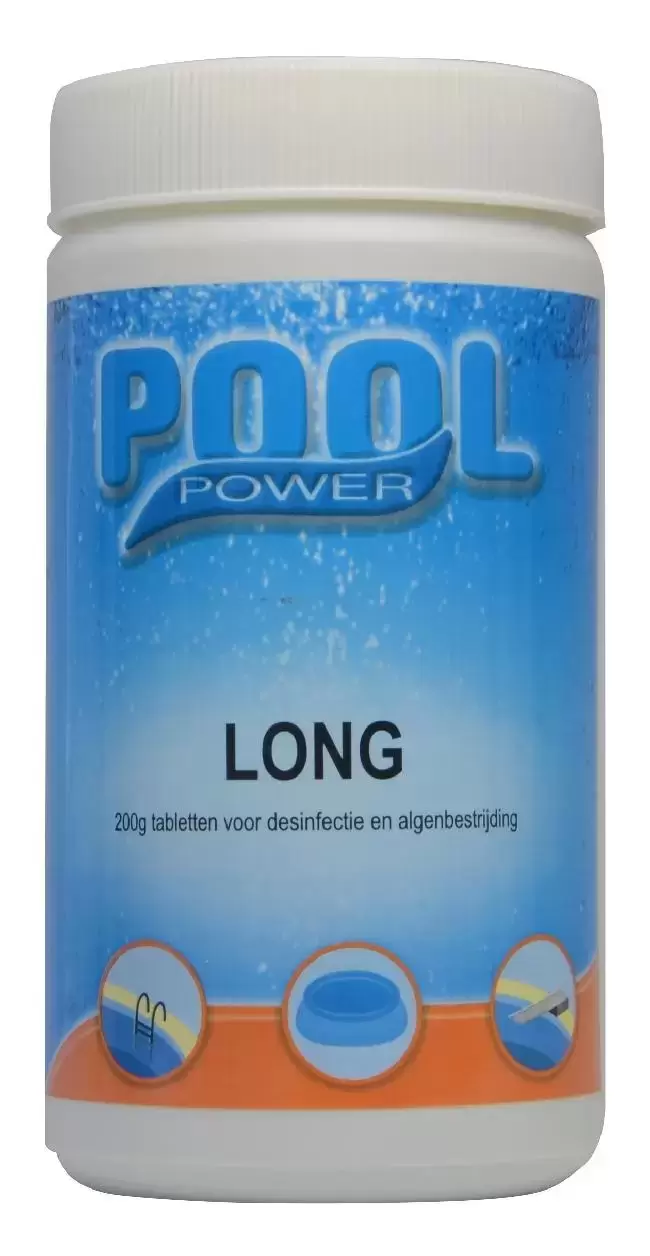 Pool power long 200g 1kg, Pool Power, tuincentrumoutlet