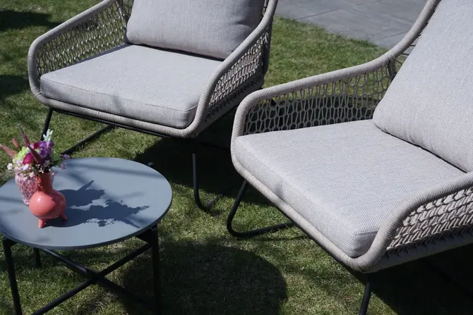 Portofino lounge set van 3 bruin details, Vita, tuincentrumoutlet.com