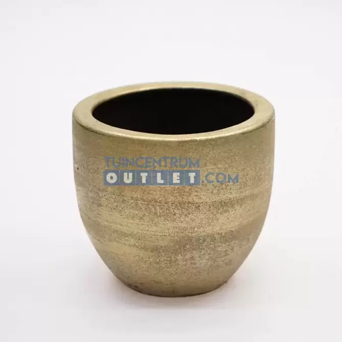 Pot alaska d19h17cm goud, HS potterie, www.tuincentrumoutlet.com