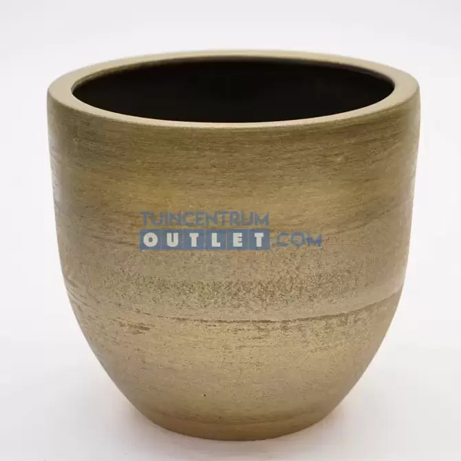 Pot alaska d27h25cm goud, HS potterie, www.tuincentrumoutlet.com