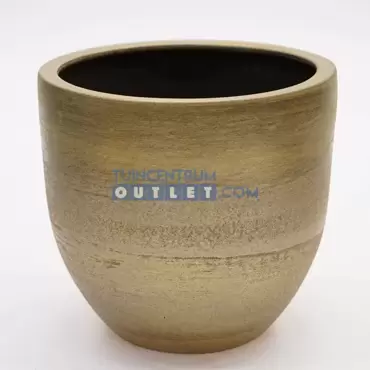 Pot alaska d27h25cm goud, HS potterie, www.tuincentrumoutlet.com