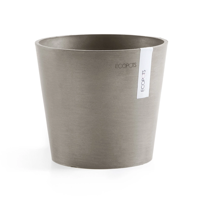 Pot amsterdam d17cm taupe, Ecopots, tuincentrumoutlet.com