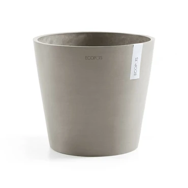 Pot amsterdam d25cm taupe, Ecopots, tuincentrumoutlet.com