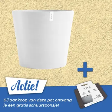 Pot amsterdam d70cm puur wit