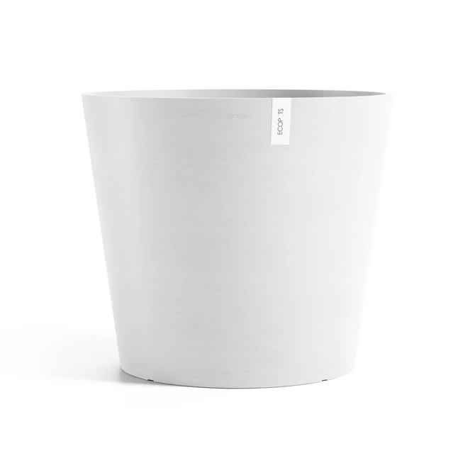 Pot amsterdam d70cm puur wit, Ecopots, tuincentrumoutlet.com