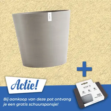 Pot amsterdam d70cm taupe