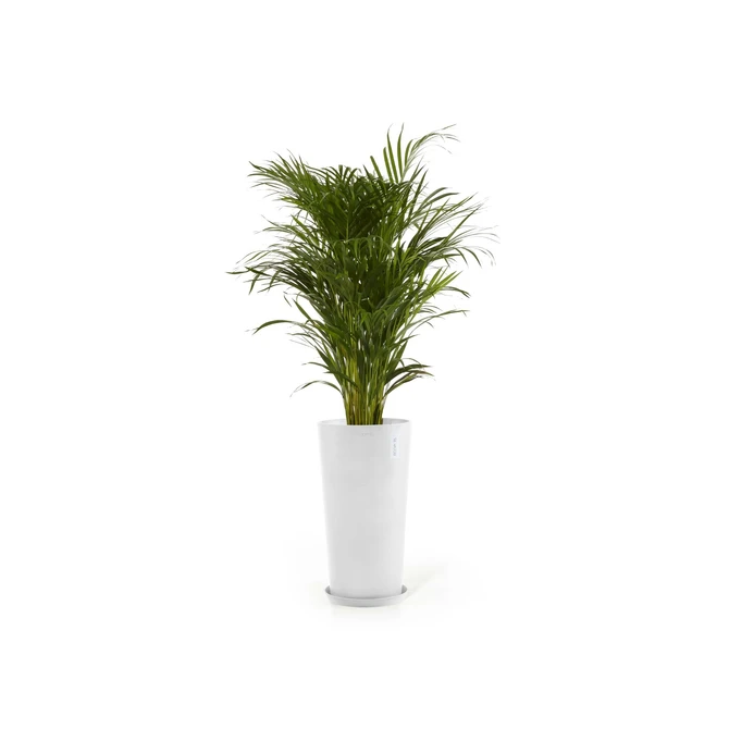 Pot amsterdam high h76cm puur wit sfeerfoto, Ecopots, tuincentrumoutlet.com