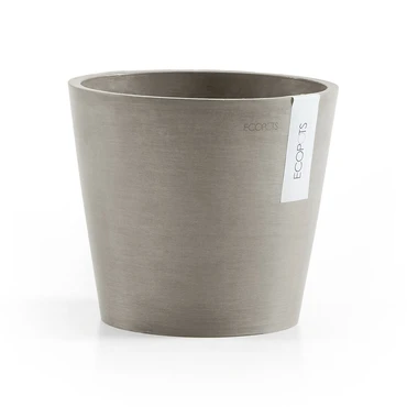 Pot amsterdam taupe d20h18cm, Ecopots, Tuincentrumoutlet