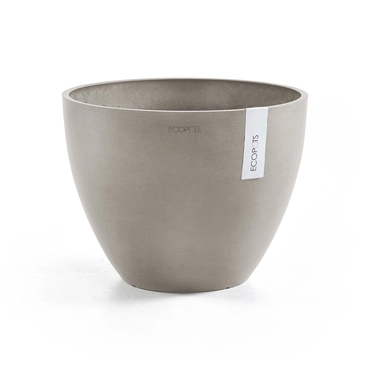 Pot antwerpen taupe d40h30cm, Ecopots, tuincentrumoutlet