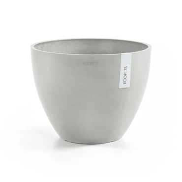 Pot antwerpen witgrijs d30h26cm, Tuincentrumoutlet, Ecopots