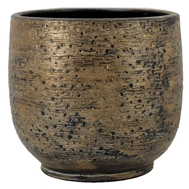 Pot aveiro d34h32cm bruingoud, Floran, tuincentrumoutlet.com