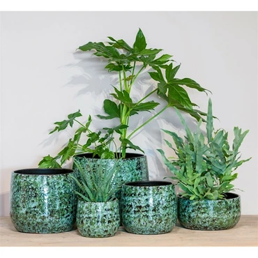 Pot bejo d16.5h13cm groen - afbeelding 2