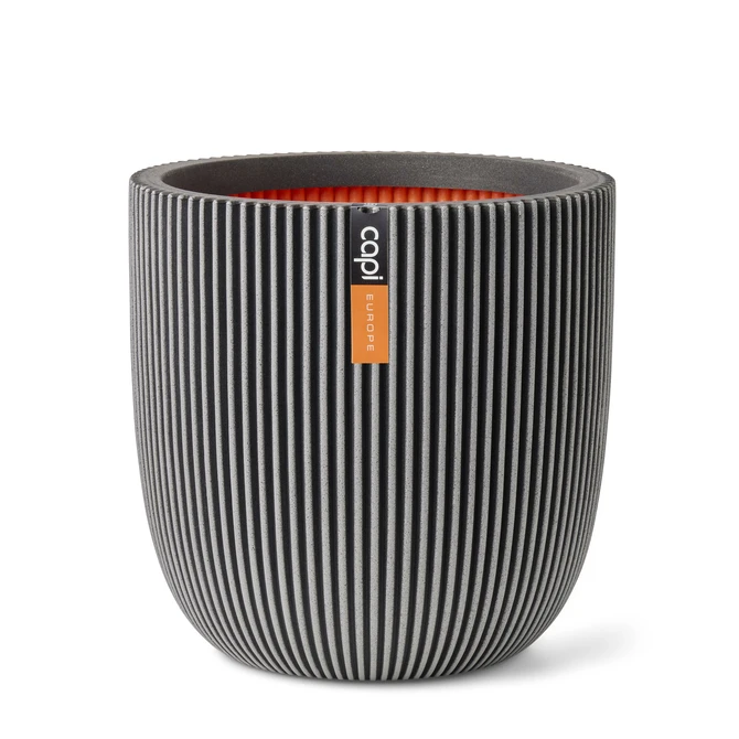 Pot Bol Groove NL 54x52 Antraciet, Capi Europe, Tuincentrum Outlet