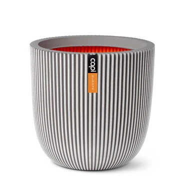 Pot Bol Groove NL 54x52 Ivoor, Capi Europe, Tuincentrum Outlet