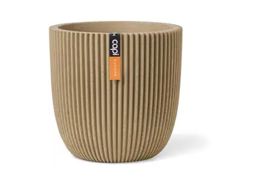 Pot bol groove nl d54h52cm beige, Capi Europe, tuincentrumoutlet.com