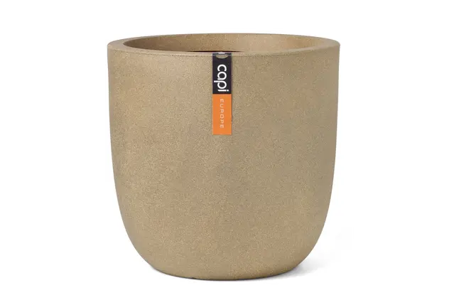 Pot bol smooth nl d35h34cm beige, Capi Europe, tuincentrumoutlet.com