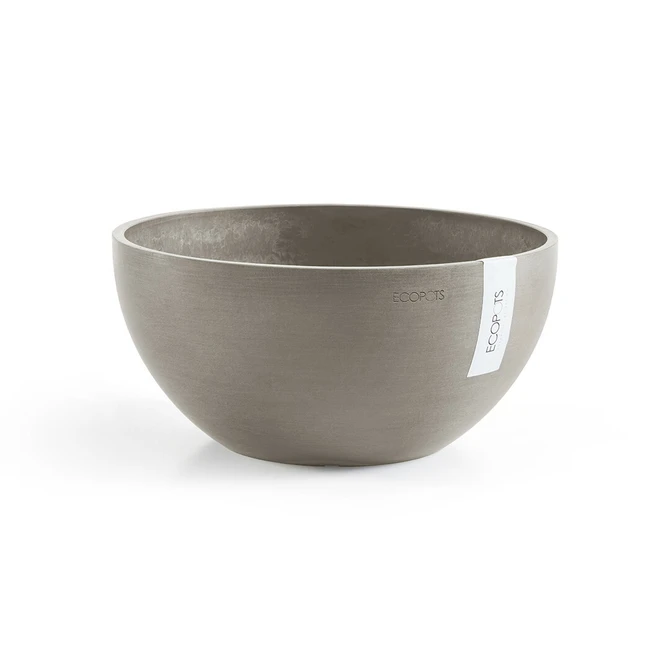 Pot brussels d25cm taupe, Ecopots, tuincentrumoutlet.com
