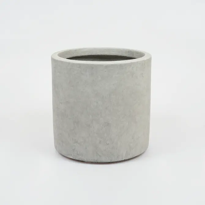 Pot cilinder cf d25h25cm zand, Mega collections b.v., Tuincentrumoutlet.com