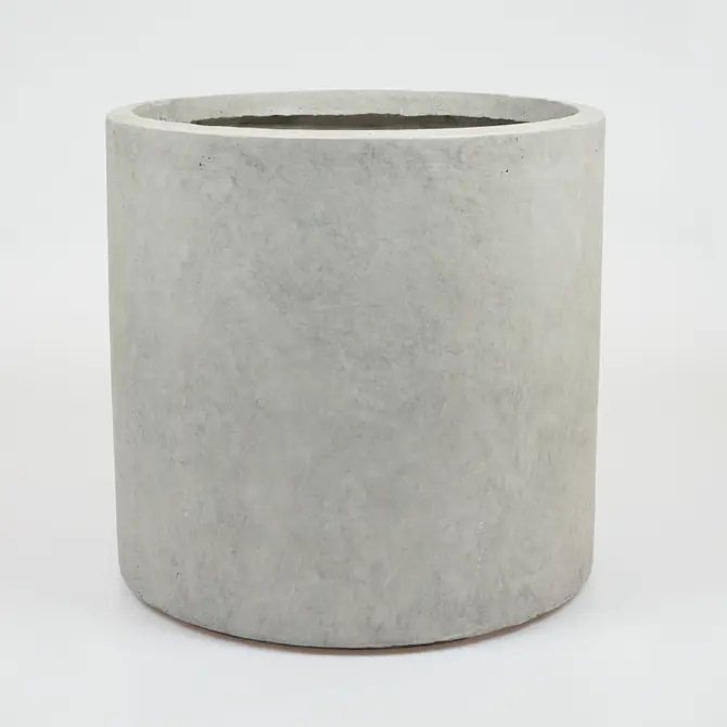 Pot cilinder cf d39h38cm zand, mega collections b.v., Tuincentrumoutlet.com