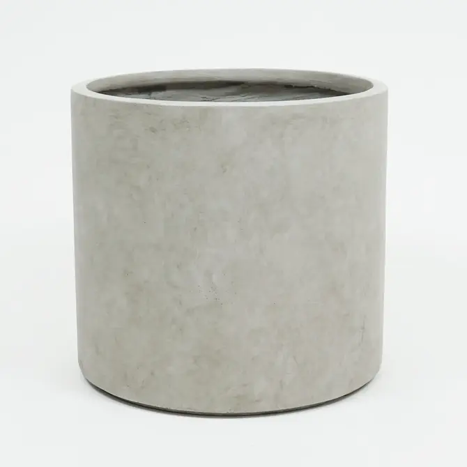 Pot cilinder cf d54h51cm zand, Mega Collections, tuincentrumoutlet.com