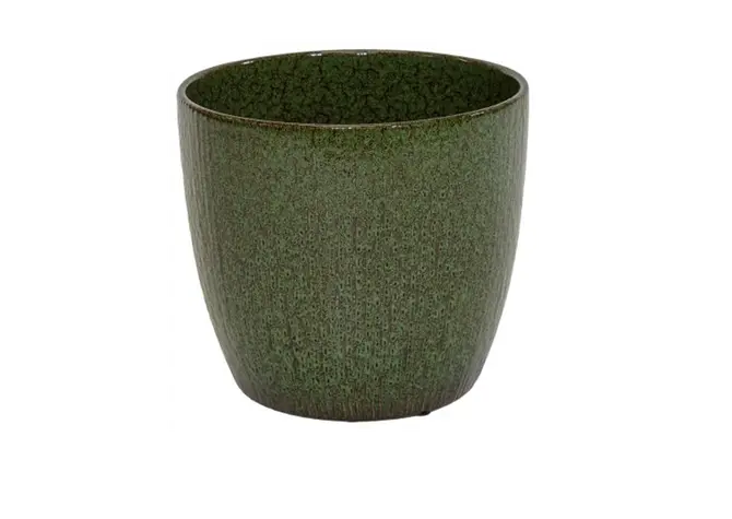 Pot egg bohemian d38.5h35.5cm groen, Mega Collections, tuincentrumoutlet.com