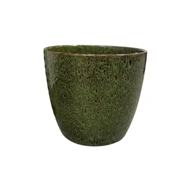 Pot egg bohemian d45.5h41.5cm groen, Mega Collections, tuincentrumoutlet.com