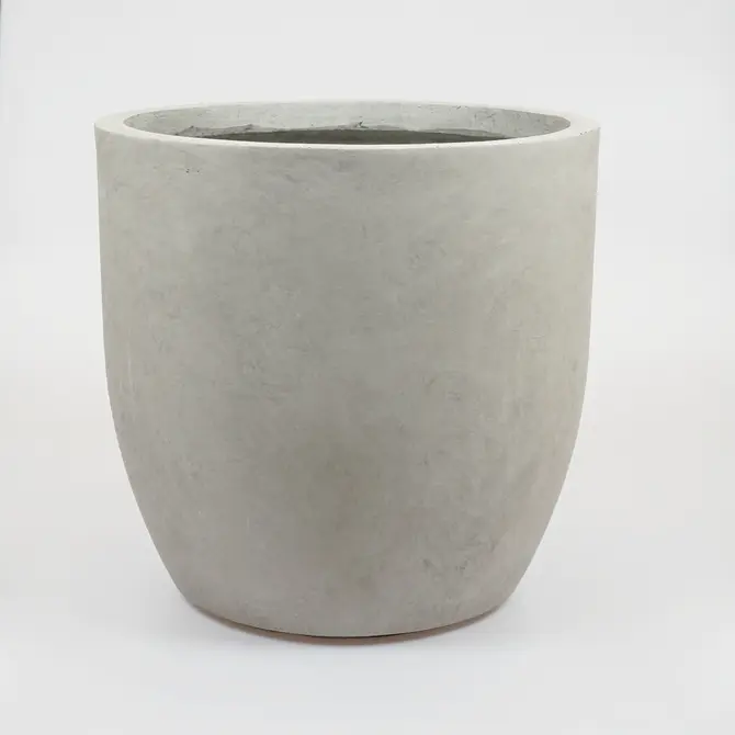 Pot egg clayfibre d39h38 zand, Mega collections b.v., Tuincentrumoutlet.com