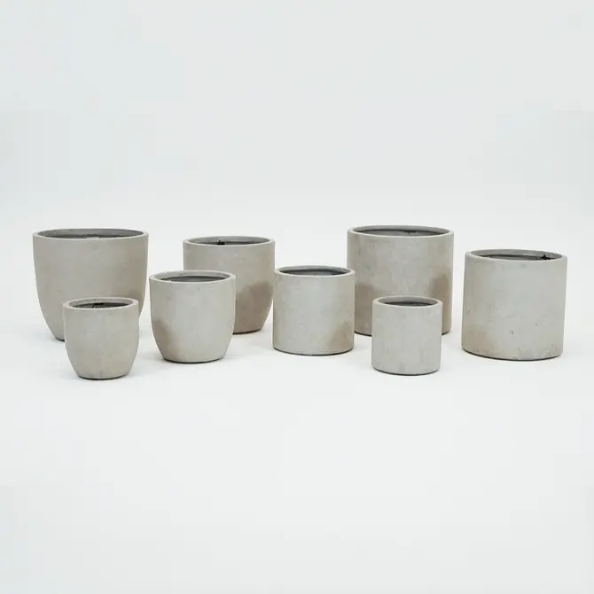 Pot egg clayfibre d46h43 zand set, Mega collections b.v., Tuincentrumoutlet.com