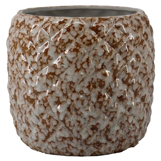 Pot eliah d16h15cm creme - afbeelding 1