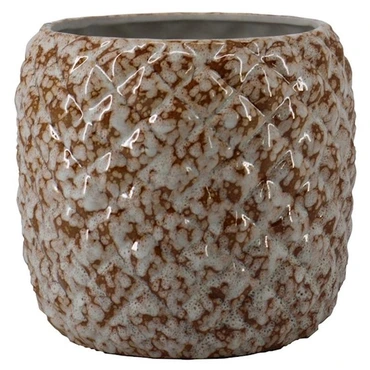 Pot eliah d22h20cm creme - afbeelding 1