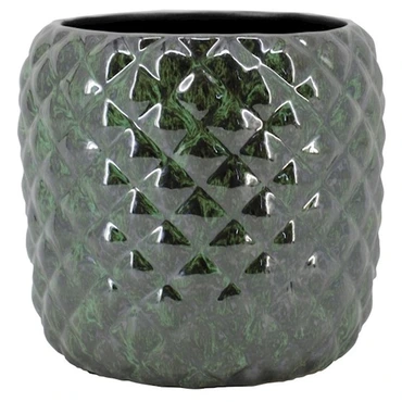 Pot eliah d22h20cm groen - afbeelding 1