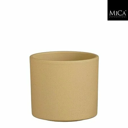 Pot era d13.5h12.5cm beige, Mica Decorations, tuincentrumoutlet.com