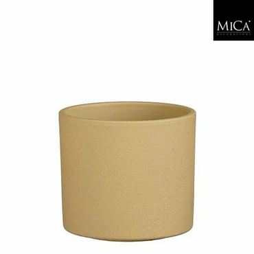 Pot era d13.5h12.5cm beige, Mica Decorations, tuincentrumoutlet.com