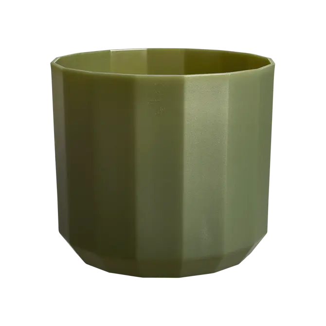 Pot facet d14cm bos groen - afbeelding 1