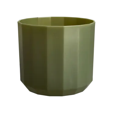 Pot facet d14cm bos groen - afbeelding 1