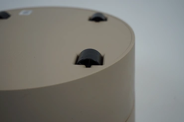 Pot Foss detail wielen paddenstoel beige, Elho, tuincentrumoutlet.com