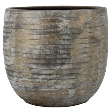 Pot funchal d29h27cm bruin - afbeelding 1