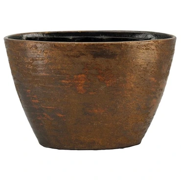 Pot funchal ovaal 32x14x22cm goud, Floran, tuincentrumoutlet.com