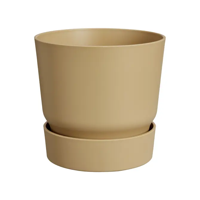 Pot greenville d30cm goud zand, Elho, tuincentrumoutlet.com