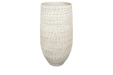 Pot hoog renzo d31h68cm crème, Ter Steege, tuincentrumoutlet.com