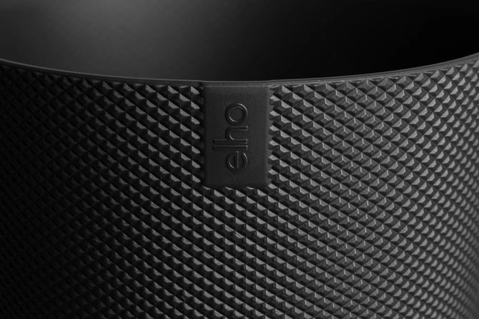 Pot jazz d16cm living black details, Elho, tuincentrumoutlet.com