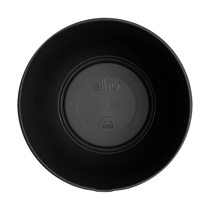 Pot jazz d19cm living black bovenkant, Elho, tuincentrumoutlet.com