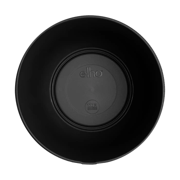 Pot jazz d19cm living black bovenkant, Elho, tuincentrumoutlet.com