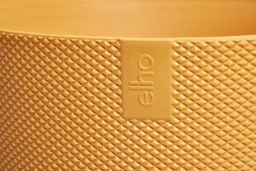 Pot jazz d30cm amber geel detail, Elho, tuincentrumoutlet